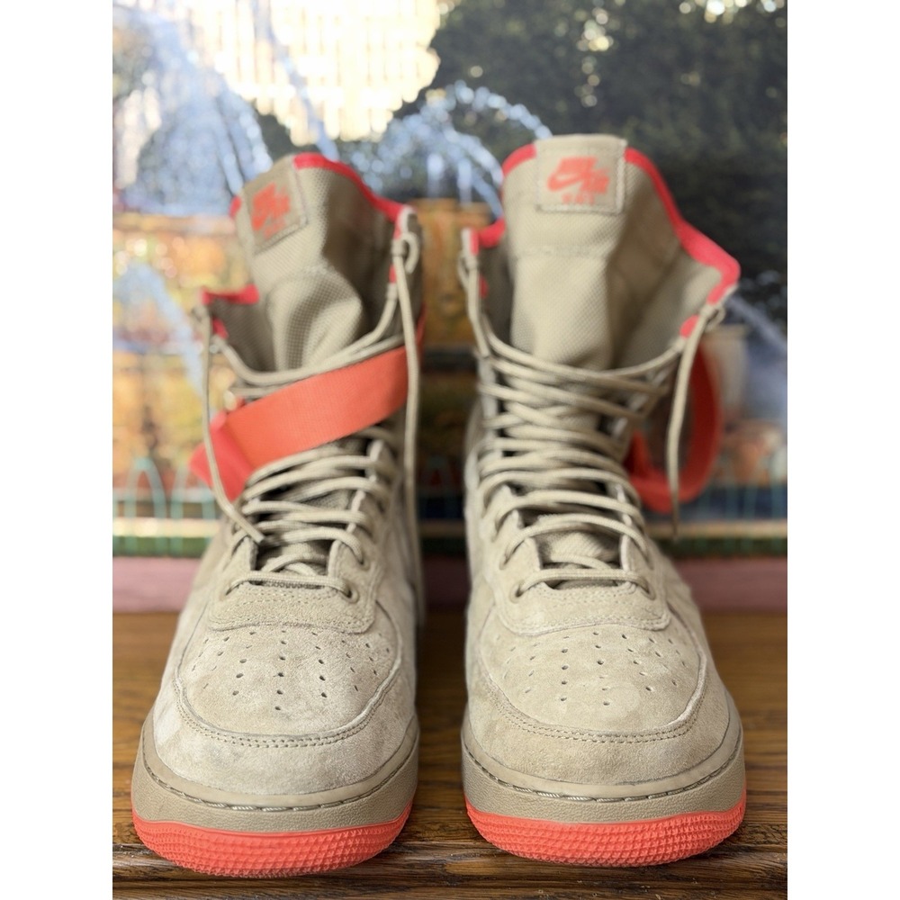 Nike SF Air Force 1 Rush Coral Khaki Boots Men's Size 10 - Picture 2 of 10